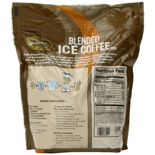 Frappe Freeze Ice Coffee Mocha Blended Drink Mix, 3 Pounds