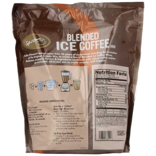 Frappe Freeze Iced Coffee Latte Blended Drink Mix, 3 Pounds