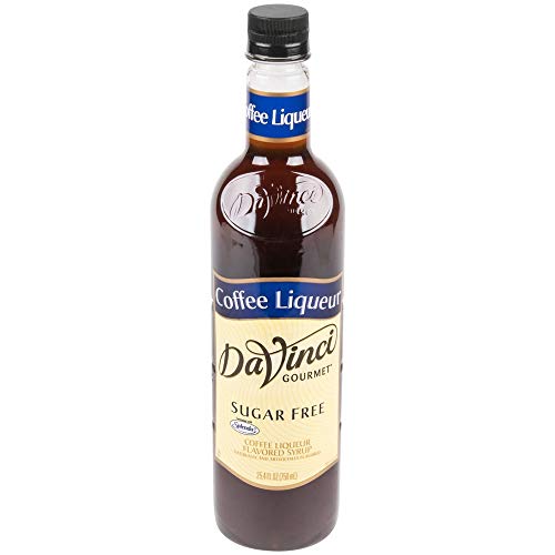 Da Vinci Sugar-Free Coffee Liqueur Syrup, 750Ml Plastic Bottle