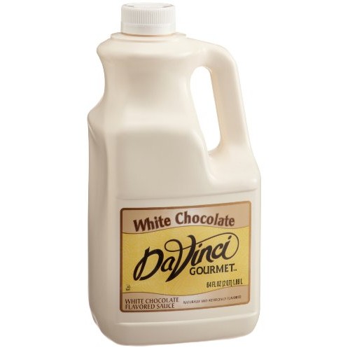 Davinci Gourmet Sauce, White Chocolate, 64-Ounce Jugs Pack Of 6