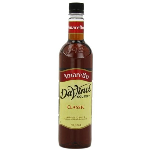 Davinci Gourmet Classic Syrup, Amaretto, 25.4-Ounce Bottles Pac