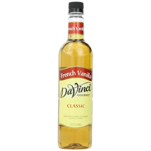 Davinci Gourmet Classic Syrup, French Vanilla, 25.4 Ounce Pack