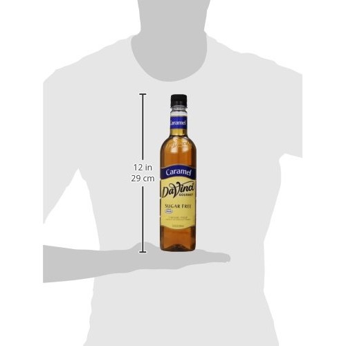 Davinci Gourmet Sugar-Free Syrup, Caramel, 25.4 Ounce Bottle