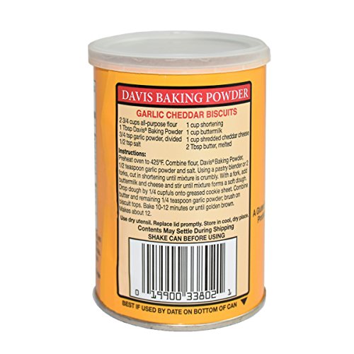 Davis Double Acting Baking Powder 8.1 Oz
