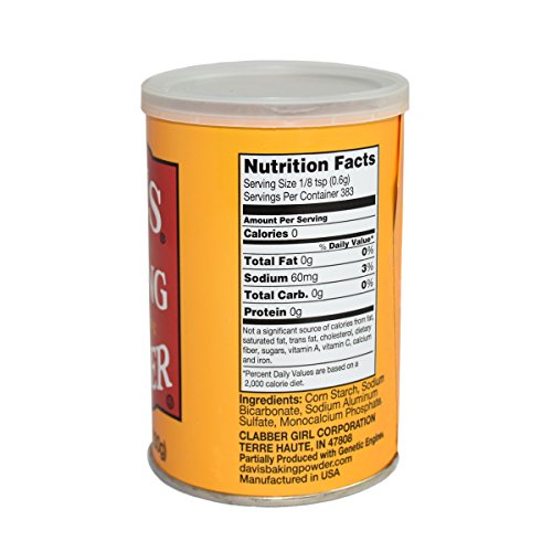 Davis Double Acting Baking Powder 8.1 Oz