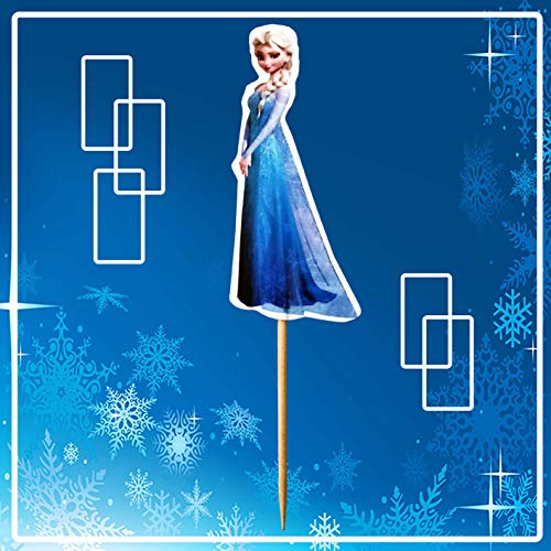 Dawei 24Pcs The New Princess Cupcake Toppers For Birthday Party