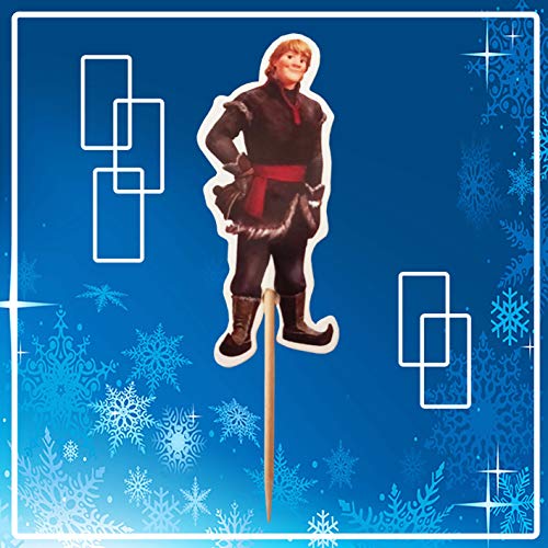 Dawei 24Pcs The New Princess Cupcake Toppers For Birthday Party