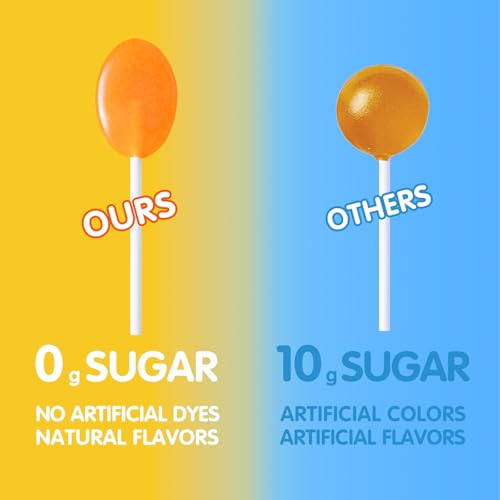 DC24 DAILY CARE Sugar Free Lollipops with Vitamin C, Healthy Suc...