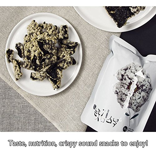 Handmade Dried Laver Snack 2 Pack For Family Crispy Kim Seaweed