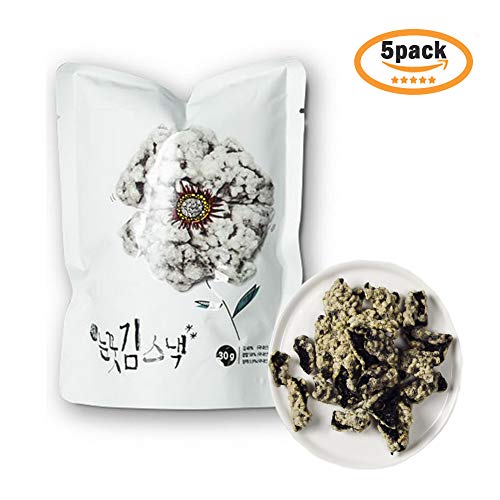 Handmade Dried Laver Snack 2 Pack For Family Crispy Kim Seaweed