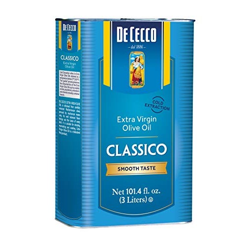 De Cecco Extra Virgin Olive Oil, 101.4 Ounce Can, Blue Label Med