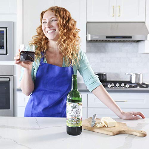 De La Rosa Austrian Red Grape Juice, Kosher, Non-GMO & Gluten Fr...