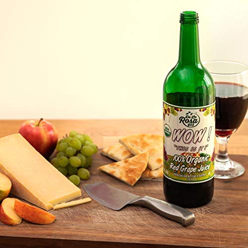 De La Rosa Austrian Red Grape Juice, Kosher, Non-GMO & Gluten Fr...