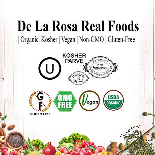 De La Rosa Organic Raspberry Vinegar, Raw & Unfiltered Pure Vine...