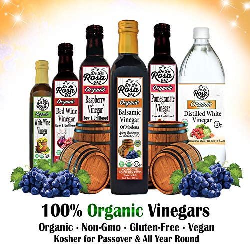 Organic Italian Balsamic Vinegar Of Modena 2-Pack - De La Rosa