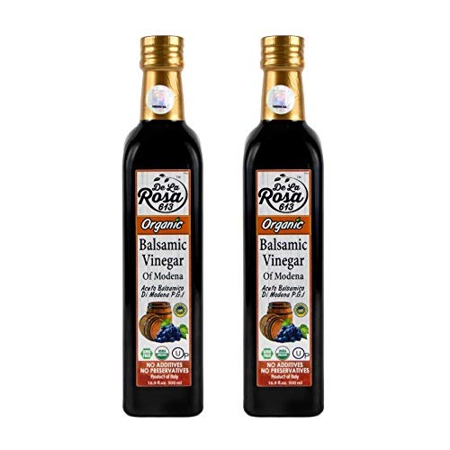 Organic Italian Balsamic Vinegar Of Modena 2-Pack - De La Rosa