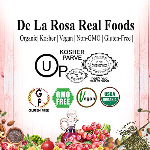 Organic Red Wine Vinegar - De La Rosa 16.9Oz - Raw &Amp; Unfiltered