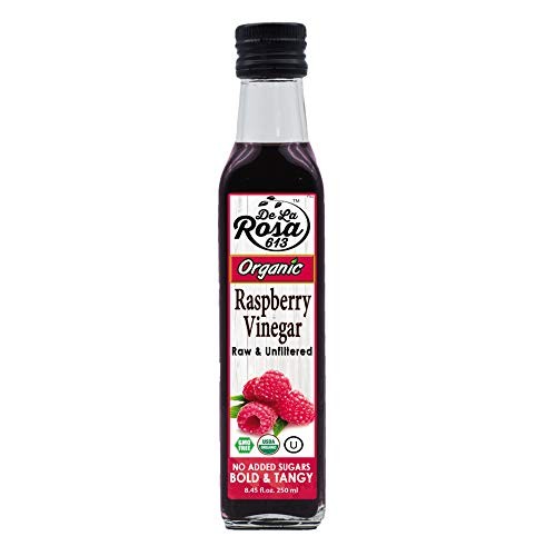 Organic Vinegar Variety 2-Pack - White Balsamic Vinegar &Amp; Raspbe