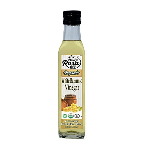 Organic Vinegar Variety 2-Pack - White Balsamic Vinegar &Amp; Raspbe