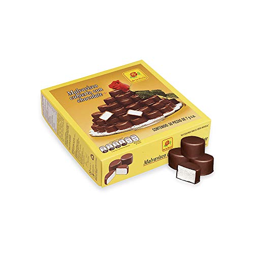 De La Rosa 100% Milk Chocolate Covered Marshmallow 50 Ct