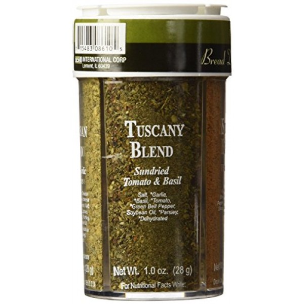 Dean Jacobs Bread Dipping Seasonings, Large, 4.0-Ounce 4 Spice ...