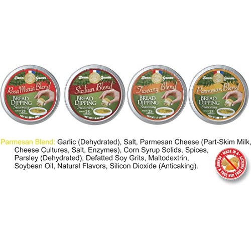 Dean Jacobs Parmesan Blend Bread Dipping Seasoning ~ 1.75 Oz. Tin
