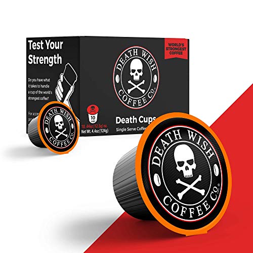Death Wish Coffee Single Serve Capsules For Keurig K-Cup Brewers