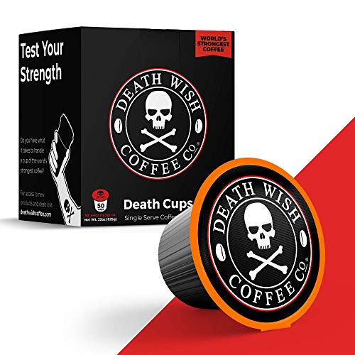 Death Wish Death Cups [50 Count] Single Serve Coffee Pods, World