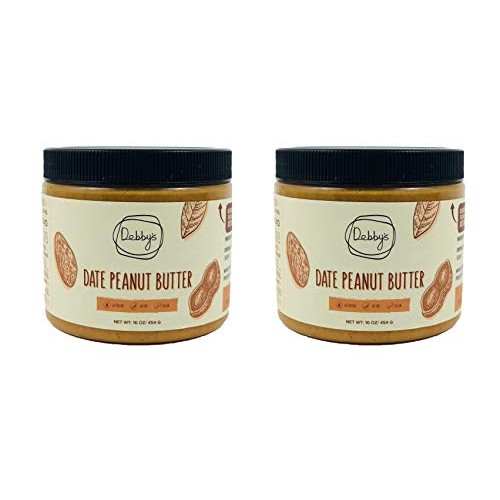 Debbys Date Peanut Butter 16 Oz, 2-Pack