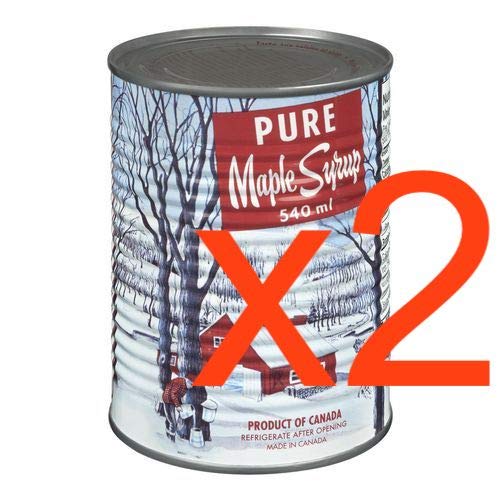Decacer Pure Maple Syrup From Canada #1 Grade A 2 Cans Of 540M