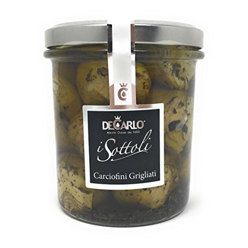 Decarlo Grilled Baby Artichoke Hearts In Extra Virgin Olive Oil,