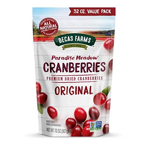 Paradise Meadow Premium Dried Cranberries, 32 Ounce