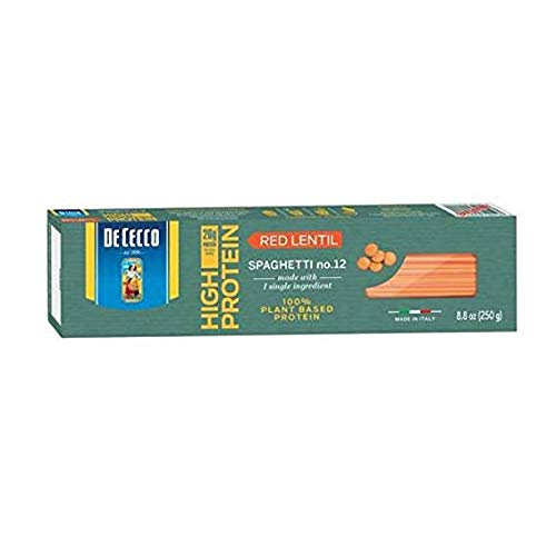 Red Lentil Spaghetti, High Protein 26G, 3 Pack/8.8Oz Each