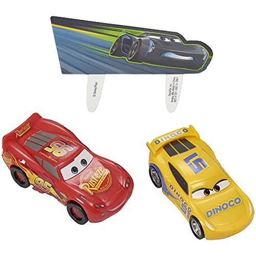 Decopac 20680 Cars 3-Ahead Of The Curve Cake Topper For Birthday Decopac 20680 Cars 3-Ahead Of The Curve Cake Topper For Birthday