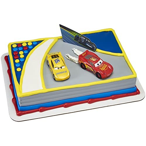 Decopac 20680 Cars 3-Ahead Of The Curve Cake Topper For Birthday Decopac 20680 Cars 3-Ahead Of The Curve Cake Topper For Birthday