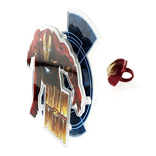 Decopac, Iron Man 2, Cake Decorating Kit, Includes Topper And Ring.