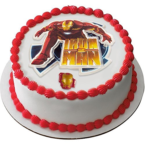 Decopac, Iron Man 2, Cake Decorating Kit, Includes Topper And Ring.