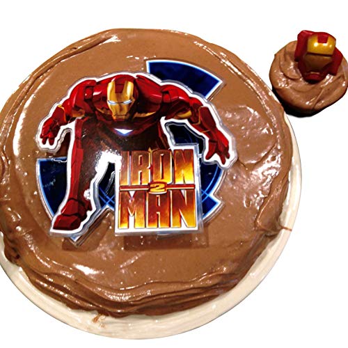 Decopac, Iron Man 2, Cake Decorating Kit, Includes Topper And Ring.