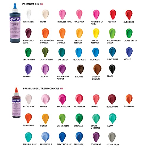 DECOPAC Premium Gel Food Color, Edible Coloring For Use with But...
