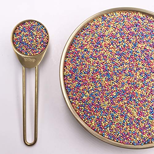 Sprinkles | Rainbow Shimmer Nonpareils | Cake Sprinkles | Edible