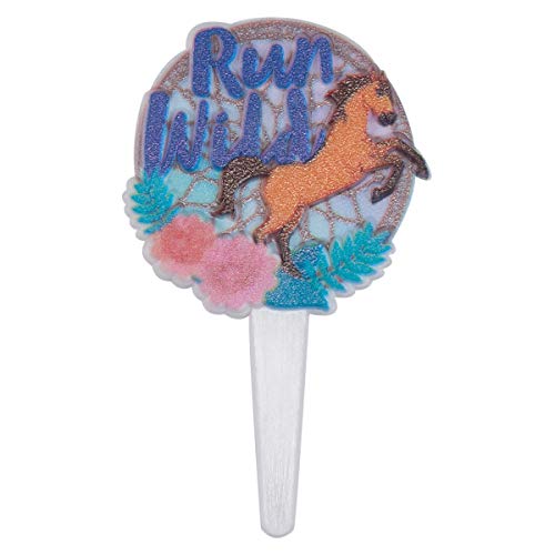24 Spirit Run Wild Horse Cupcake Topper Decopics