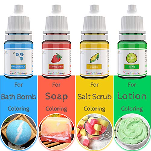 24 Color Food Coloring - Concentrated Liquid Cake Food Coloring