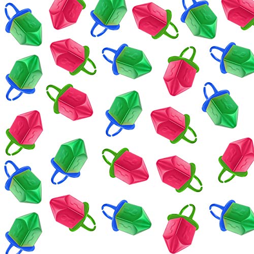 Dee Best Dreidel Jewel Pop Ring Shape Candy - Assorted Apple And