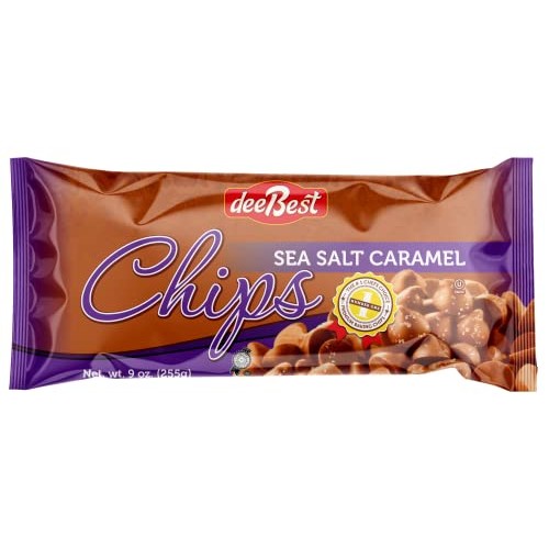 Dee Best Vegan Sea Salt Caramel Chips | Great for Baking | Non-d...
