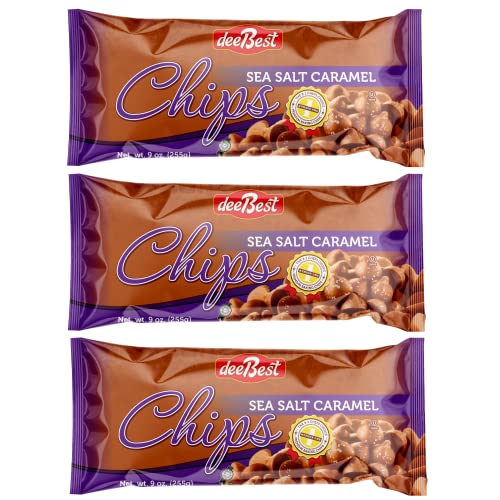 Dee Best Vegan Sea Salt Caramel Chips | Great for Baking | Non-d...