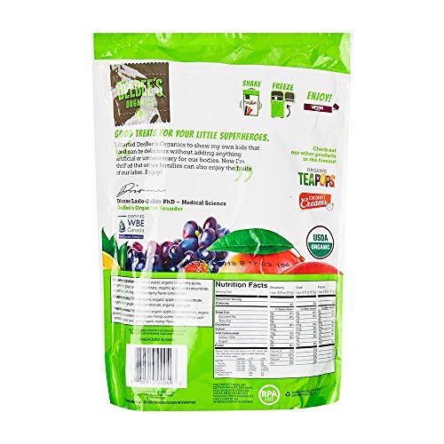 Deebees, Freezer Bars Superfruit Organic 12 Count, 24 Ounce