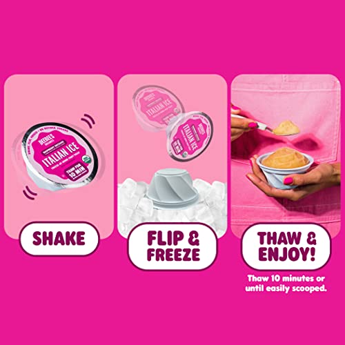 DeeBees Organics Italian Ice Variety Pack, Spoonable Treat Burs...