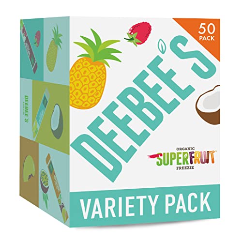 DeeBees Organics SuperFruit Freezie Variety Pack, 100% Real Fru...