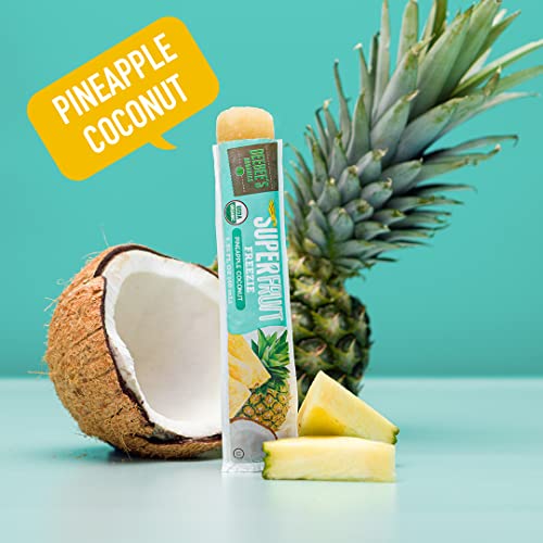 DeeBees Organics Tropical SuperFruit Freezie, 100% Real Fruit F...