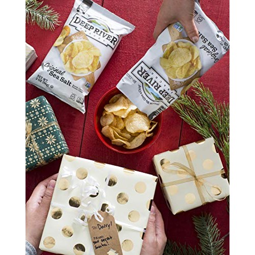 Deep River Snacks Original Sea Salt Kettle Cooked Potato Chips,